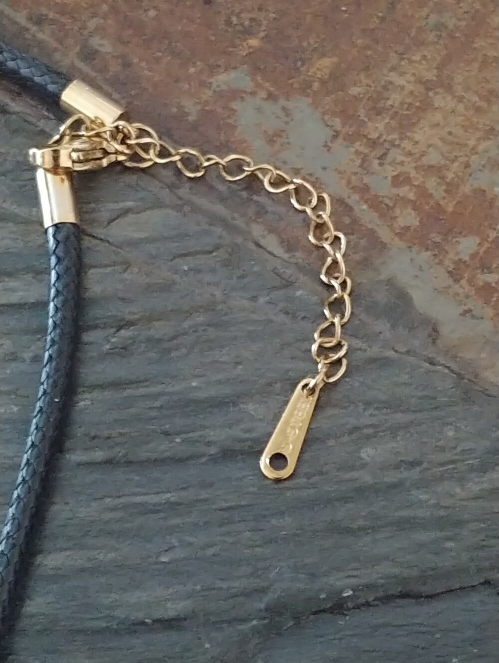 Louis Vuitton Blue and Silver Round Logo Pendant Necklace - Picture 6 of 6